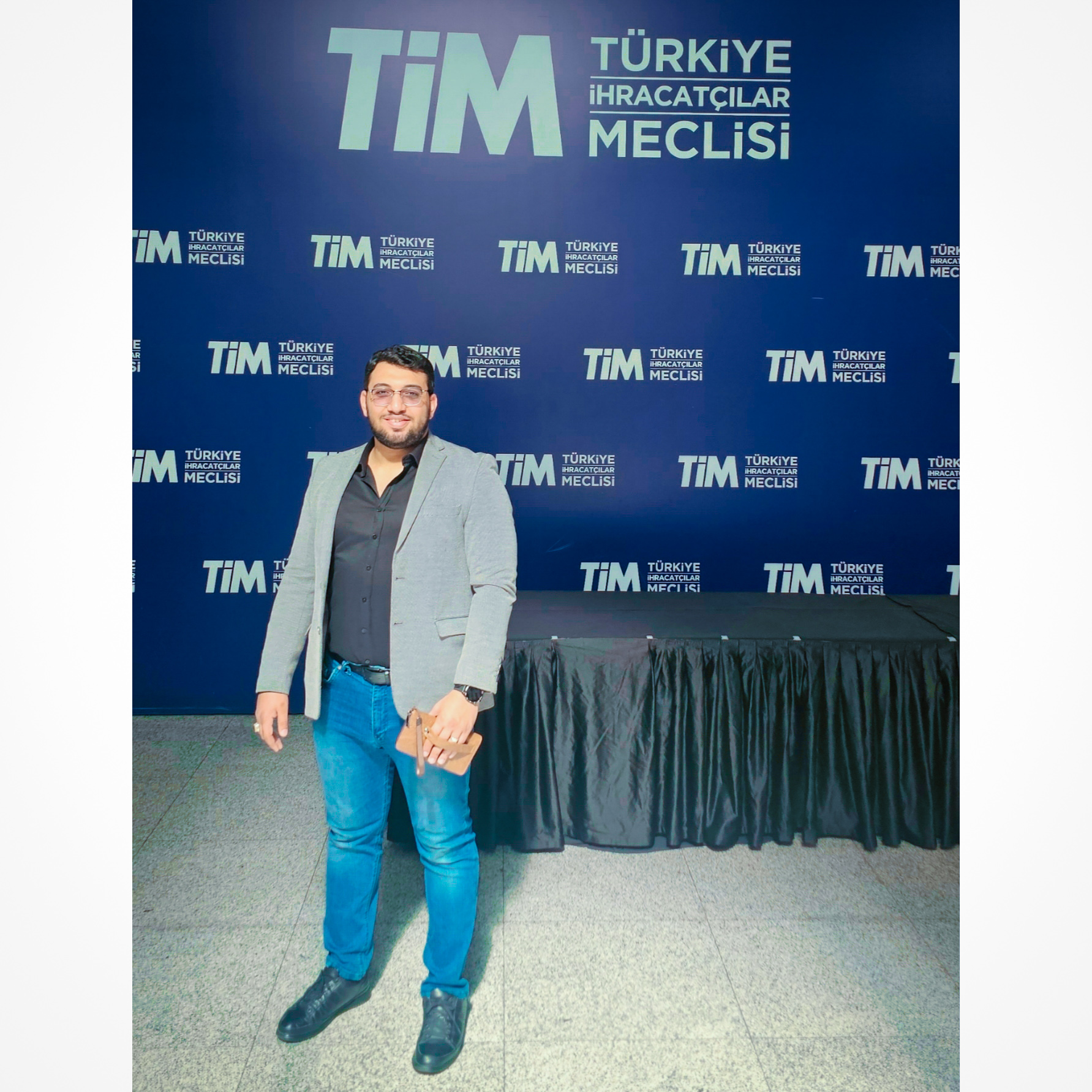 Mostafa Alshiekh at a high-level trade and export event