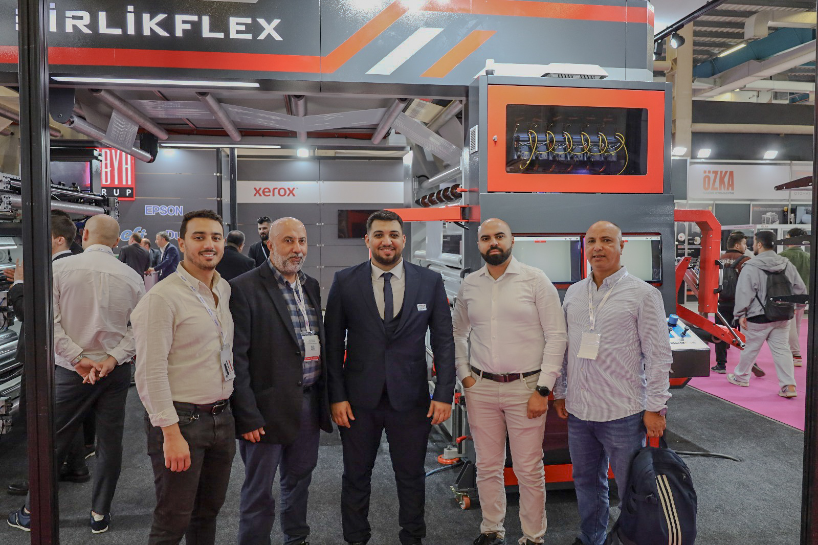 Mostafa Alshiekh attending an international industrial trade exhibition